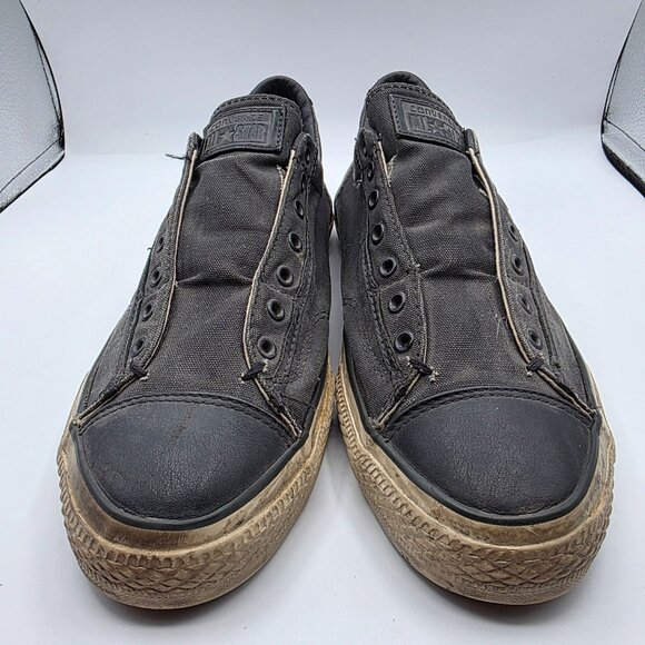 Converse x  John Varvatos Low Mens Size 11 Burnished Black Slip On Shoes 147346C - Picture 2 of 13